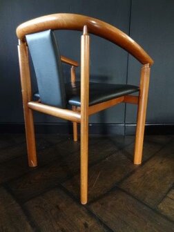 Skovby leather chairs, 4