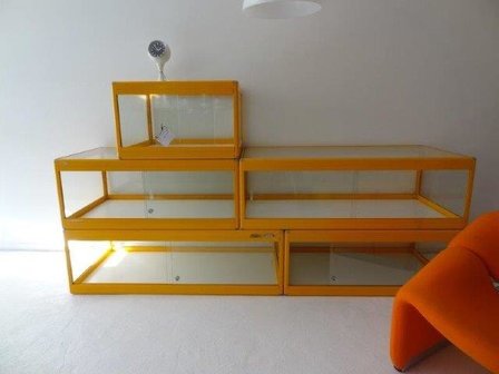 rare vintage industrial vitrine kasten