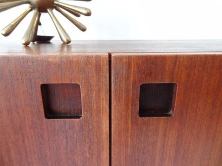 teak/wenge cabinet, Hulmefa, japan style, Dutch design 1955