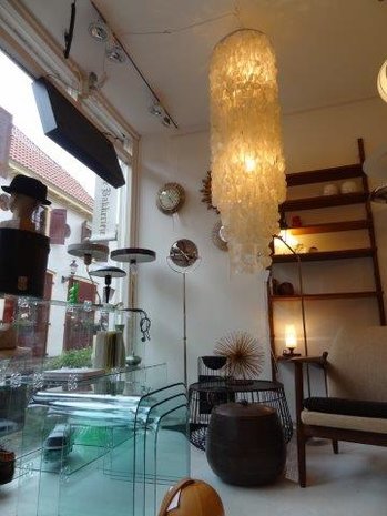 Schelpenlamp vintage 70's, Verner Panton?!