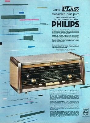 SUPER PHILIPS TUBE RADIO PLANO WITH FM AND SW 