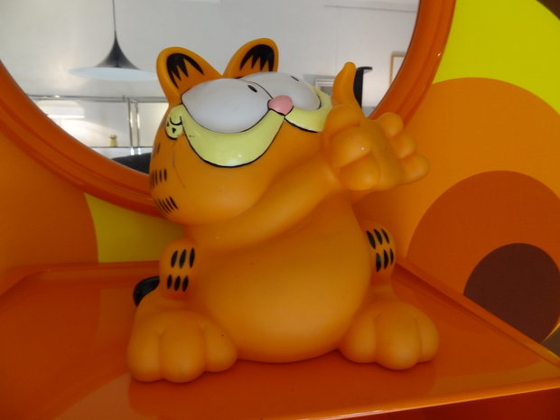 Big Garfield Phone Holder, Rare